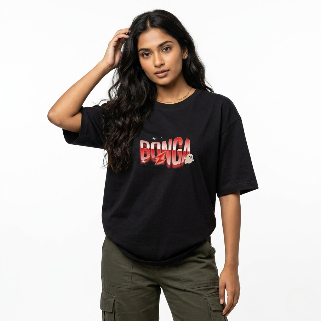 Bonga Oversized Tribal T-Shirt | Adivasi Streetwear Tee