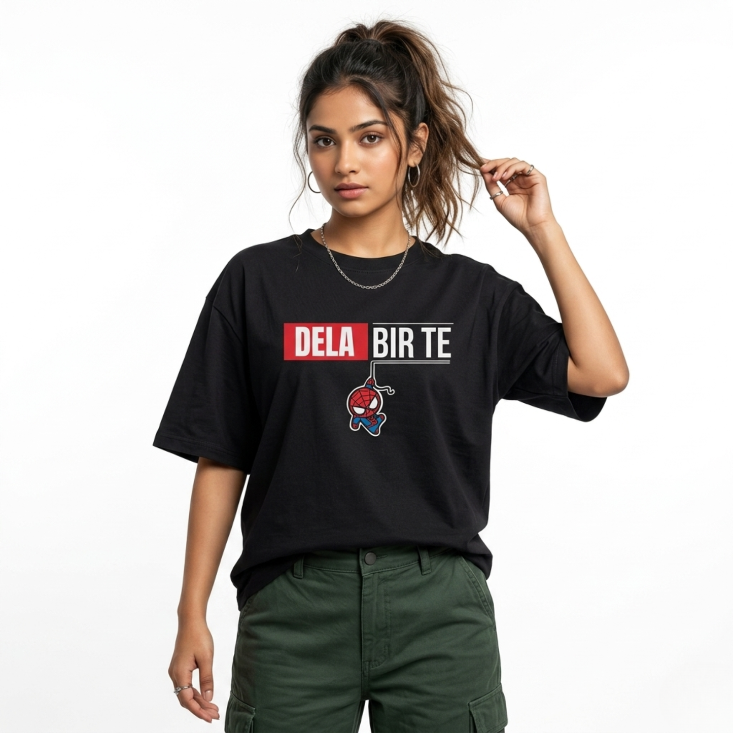 Dela Bir Te Oversized T-Shirt