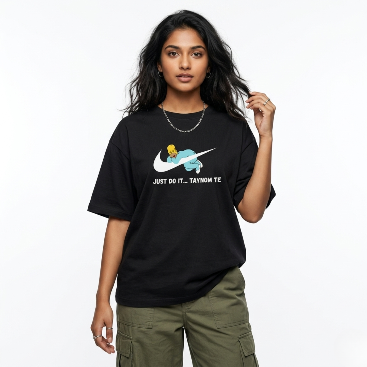 Just Do It – Taynom Te Oversized T-Shirt