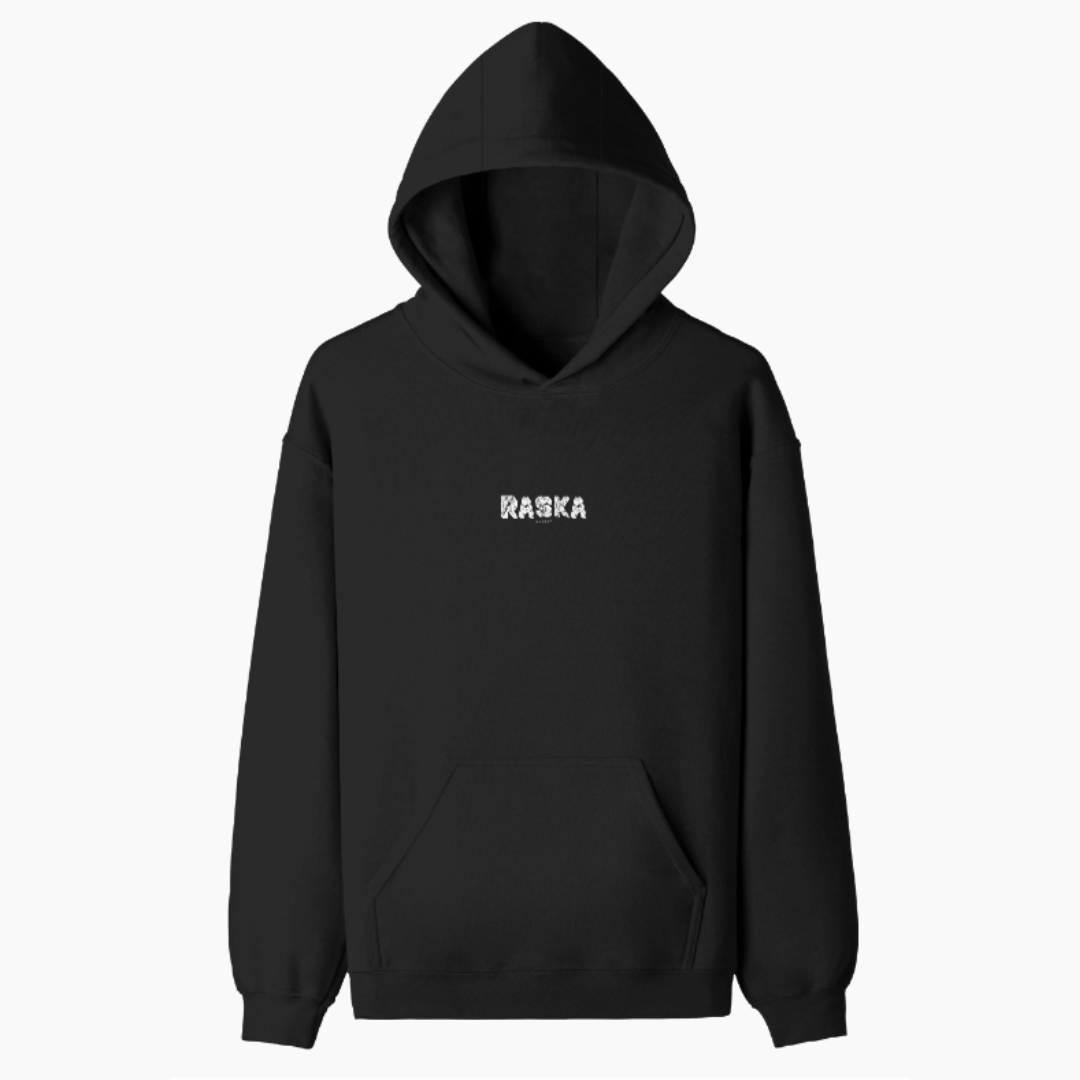 Raska Back Printed Pullover Hoodie