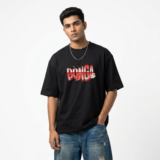 Bonga Oversized Tribal T-Shirt | Adivasi Streetwear Tee