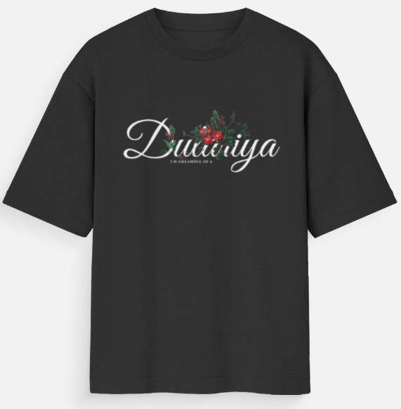 Dulariya Oversized T-Shirt — Black