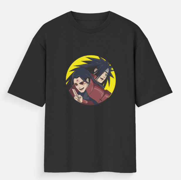 Madara Uchiha Oversized Anime T-Shirt | Naruto Streetwear Graphic Tee