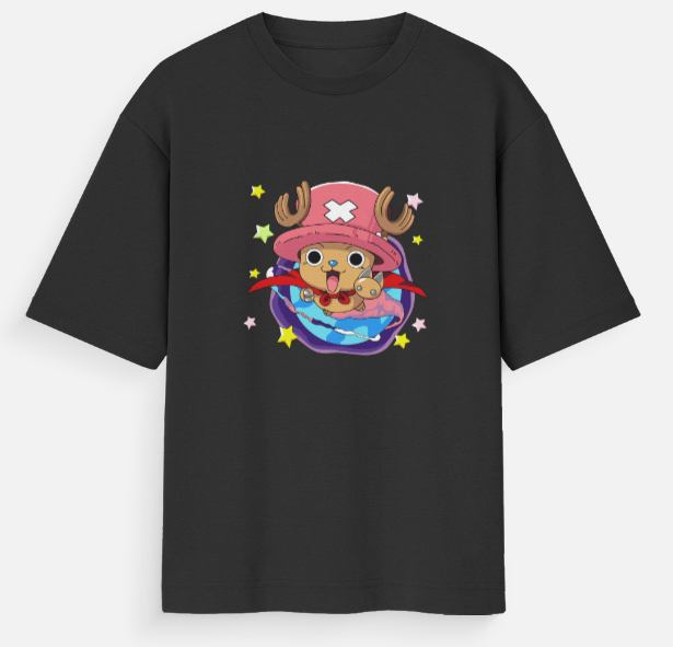 Tony Tony Chopper Oversized Anime T-Shirt | One Piece Kawaii Streetwear Tee