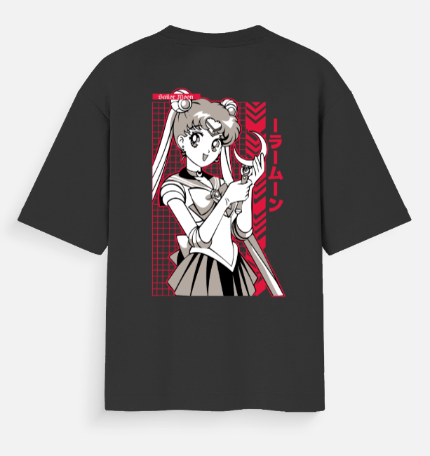 Sailor Moon Oversized Anime T-Shirt | Retro Magical Girl Streetwear Tee